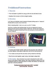 How to make a Twiddlemuff -  A Christmas Activity from Dementia-friendly Alton
