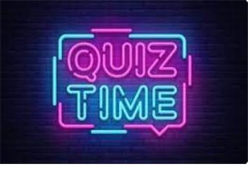 Quiz Night Saturday 28th January at 8pm