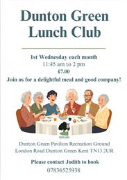 Dunton Green Lunch Club - NOT THIS MONTH