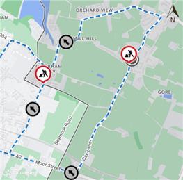 Road Closure Oak Lane 13 Jan 2025 - 3 Feb 2025