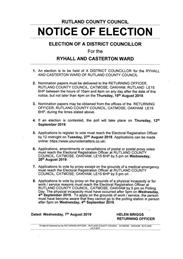 Election Notice
