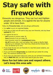 Stay Safe With Fireworks