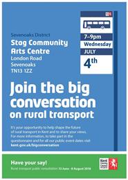 Big Conversation on Rural Transport: 4th July PUBLIC MEETING