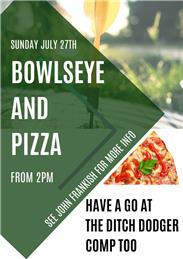 Bowlseye & Pizza Event Postponed