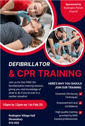 Defibrillator Training 1st February