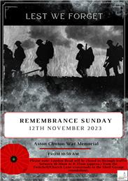 Remembrance Sunday 2023
