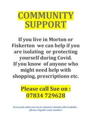 SUPPORT FOR RESIDENTS FROM THE FCM COVID-19 VOLUNTEERS