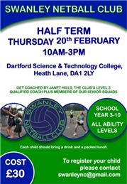 Half Term Netball Camp
