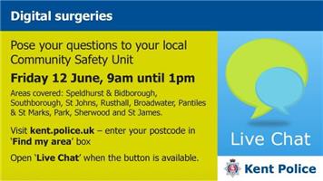 Community Safety Online Surgery - Friday 12th June
