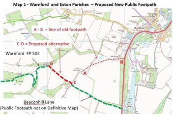 Consultation on possible new footpath