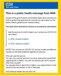 NHS Scam