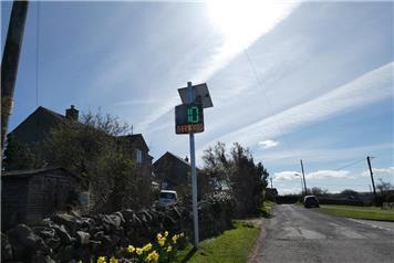New interactive speed signs for the Parish