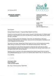 Proposed 20mph Speed Limit Zone & Traffic Calming for School Road, Compton, TM19– Public Consultation