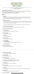 Parish Council Meeting 9th April 2024 at 7pm