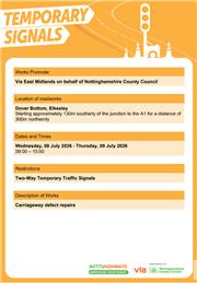 Roadworks Bulletin –