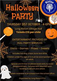 Halloween Party - Long Riston PTFA