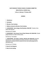 Planning Meeting 02/10/2023