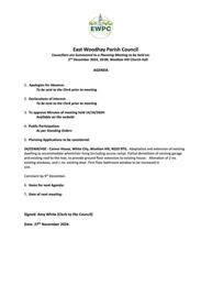 Planning Committee Meeting 02 December 2024