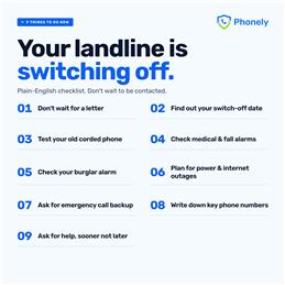 The PSTN landline switch-off.