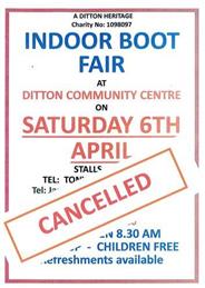 CANCELLED - INDOOR BOOTFAIR