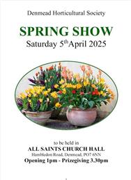 Spring Show 2025 Sat 5th April