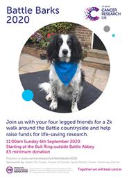 Battle Barks - charity walk Sunday 6th September
