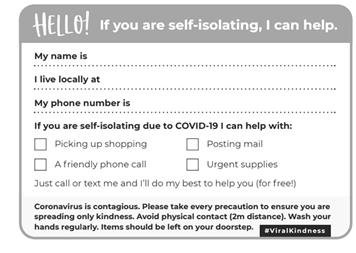 Council joins #ViralKindness campaign