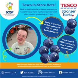 Tesco In-Store Vote! From July to September 2024
