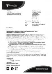 Vacancy on the Parish Council