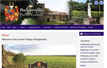 Burghwallis website gets new lick of paint