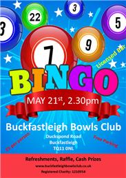 Bingo - Wednesday 21 May, 2.30pm