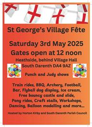 St. George's Day Fete Saturday 3rd May