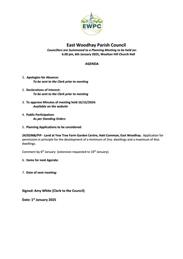 Planning Committee Meeting 06 January 2025