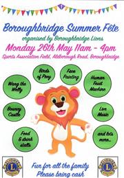 Summer Fete Sunday 26th May 11am - 4pm