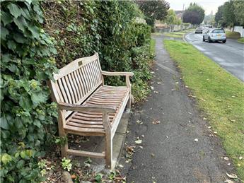 CHLOE’S BENCH INSTALLED