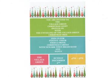 Fiskerton Village Green Christmas Light Switch on Sunday 2nd December 4- 5pm