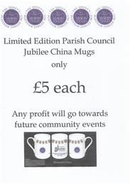 Limited Edition Parish Council Jubilee China Mugs