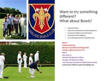 Want to try something  different? What about Bowls!