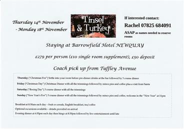 - Tinsel & Turkey Break in Newquay