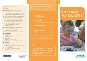 FREE Family Fun Days 2018
