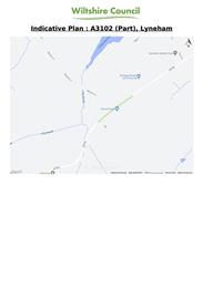 Temporary Traffic Regulation Order (TTRO) for A3102 (Part), Lyneham and Bradenstoke commencing 13th June 2024.