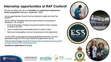 Internship Opportunities at RAF Cosford