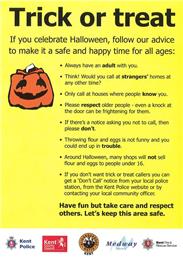 Trick or Treat - Advice For All