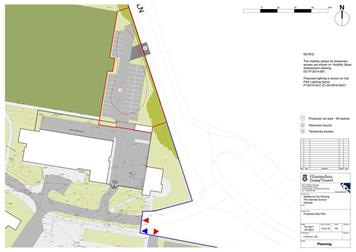 Creation of Car Park Extension for 40 Vehicles at Hamble Community Sports College: