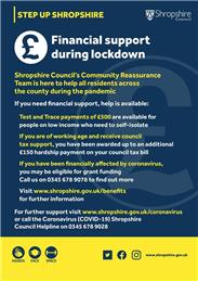 Financial Support During Lockdown..