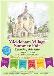 Mickleham Village Summer Fair - 6th July at the Rectory