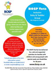 BOSP Tots restarts Tue 11th May!