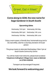 Upcoming GEM dates in South Scarle
