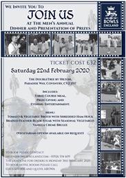 Bowls England Men's Annual Dinner