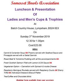 Somerset Bowls Association Luncheon & Presentation of Cups & Trophies